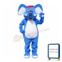 Cute Blue Elephant Baby Mascot Costume