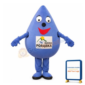 Teardrop Shaped Doll Mascot Costume For Commune