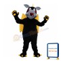Evil Black Flying Dragon Mascot Costume