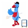 Blue Bird Mascot Costume For Website Display