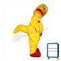Funny Crooked Dinosaur Mascot Costume