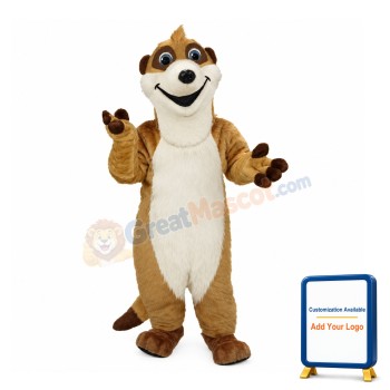 Long Body Brown Sloth Mascot Costume