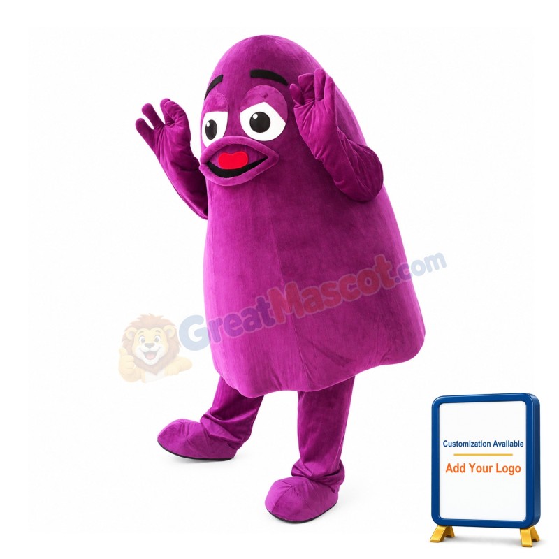Purple Potato Mascot Costume