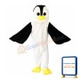 Slim Tall Penguin Mascot Costume