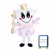 Cartoon Tooth Holding Toothbrush Mascot Costume