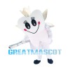 Cartoon Tooth Holding Toothbrush Mascot Costume