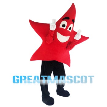 Red Pentagram Mascot Costume