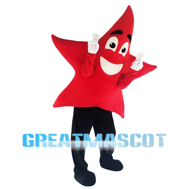 Red Pentagram Mascot Costume