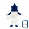 Cartoon Blue & White Syringe Mascot Costume