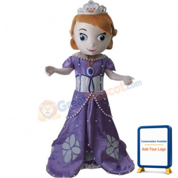 Princess Sophia With Amulet Mascot Costume