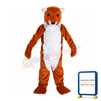 Adult Size Tall Beaver Mascot Costume
