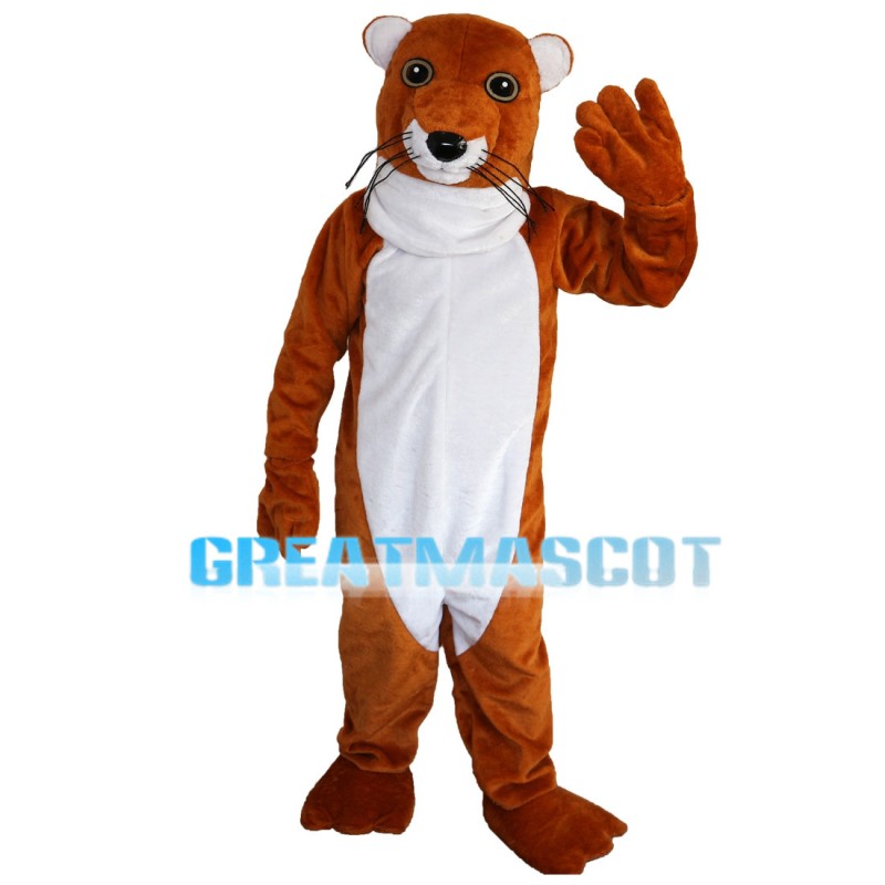 Adult Size Tall Beaver Mascot Costume