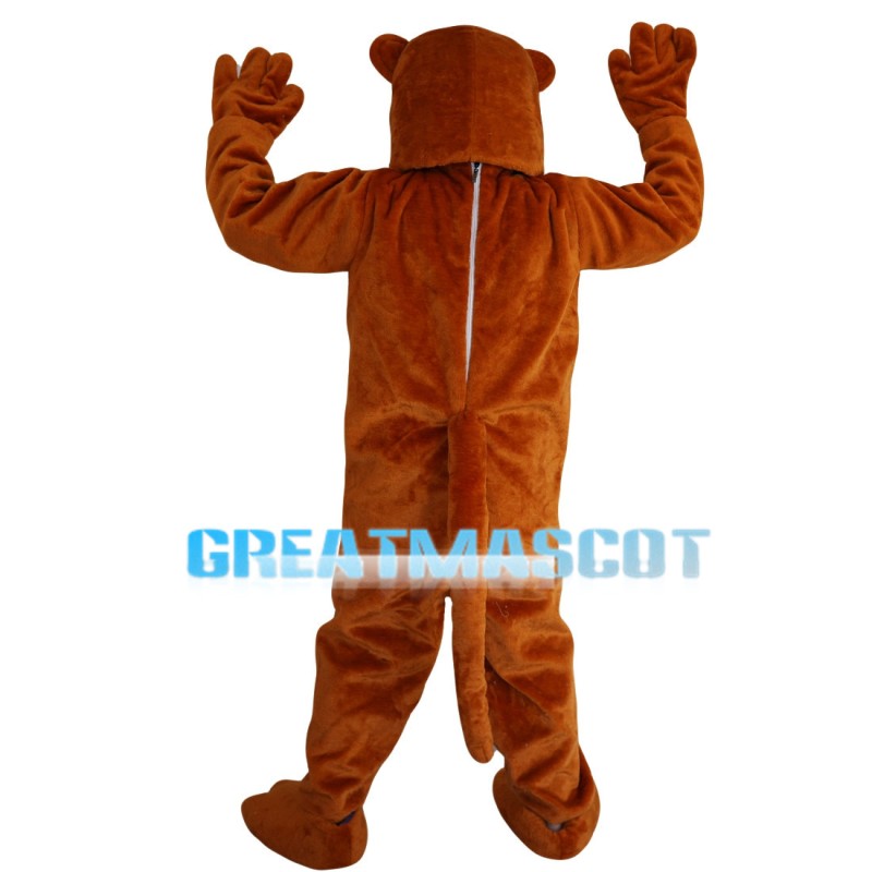 Adult Size Tall Beaver Mascot Costume