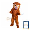Roaring Brown Lion Mascot Costume