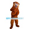Roaring Brown Lion Mascot Costume