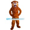 Roaring Brown Lion Mascot Costume