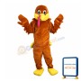 Funny Brown Bald Bird Mascot Costume