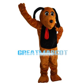 Lovely Long Ears Brown Dog Mascot Costume