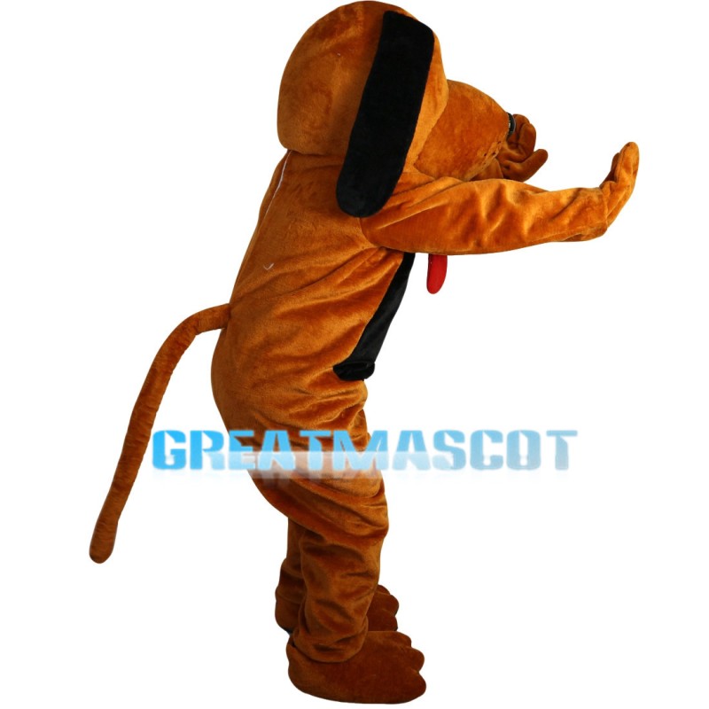 Lovely Long Ears Brown Dog Mascot Costume