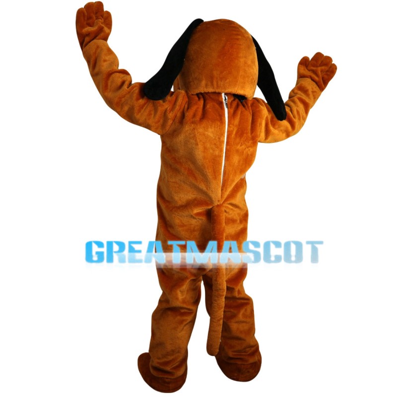 Lovely Long Ears Brown Dog Mascot Costume