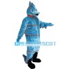 Strange Look Blue Platypus Mascot Costume