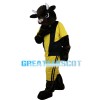 Playing Bull Wearing Sports Set Mascot Costume