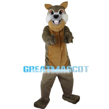 Smiling Beaver With White Sunglasses Mascot Costume