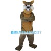 Smiling Beaver With White Sunglasses Mascot Costume