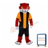 Powerful Tiger In Orange Top Mascot Costume