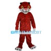 Powerful Tiger In Orange Top Mascot Costume