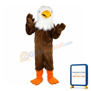 White Head Beaked Eagle Mascot Costume