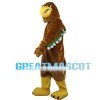Brown Eagle With Short Wings Mascot Costume