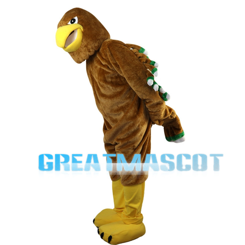 Brown Eagle With Short Wings Mascot Costume