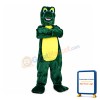 Clawed Dark Green Dragon Mascot Costume