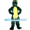 Clawed Dark Green Dragon Mascot Costume