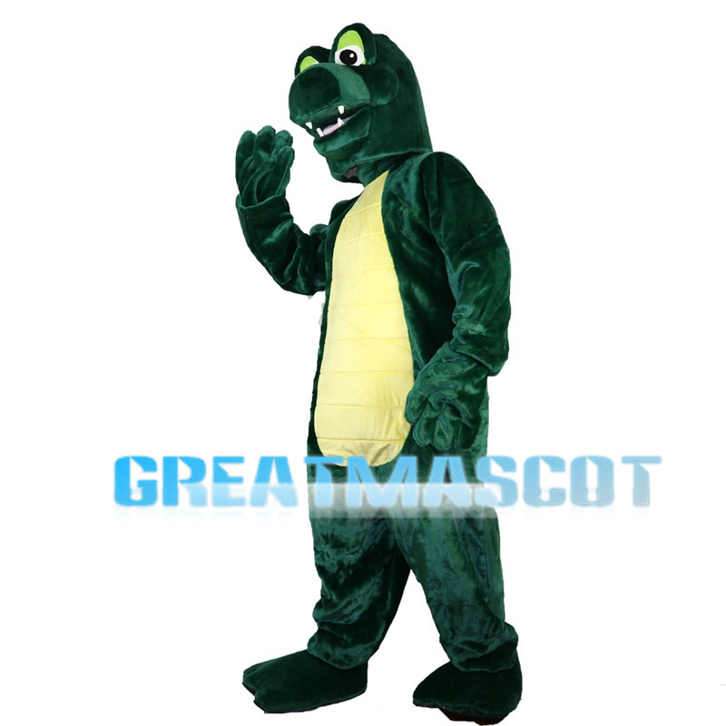 Clawed Dark Green Dragon Mascot Costume