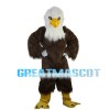 Bald Brown Eagle Mascot Costume