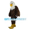 Bald Brown Eagle Mascot Costume