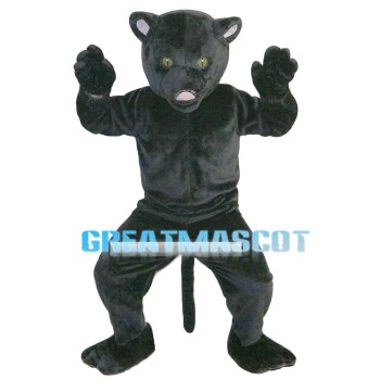 Majestic Powerful Black Panther Mascot Costume