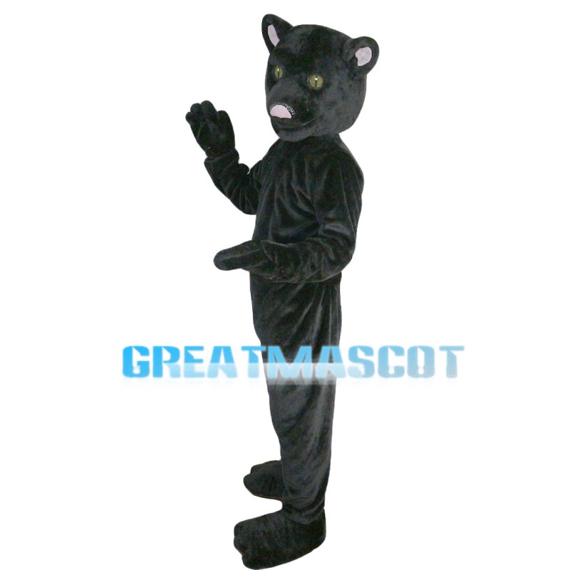 Majestic Powerful Black Panther Mascot Costume