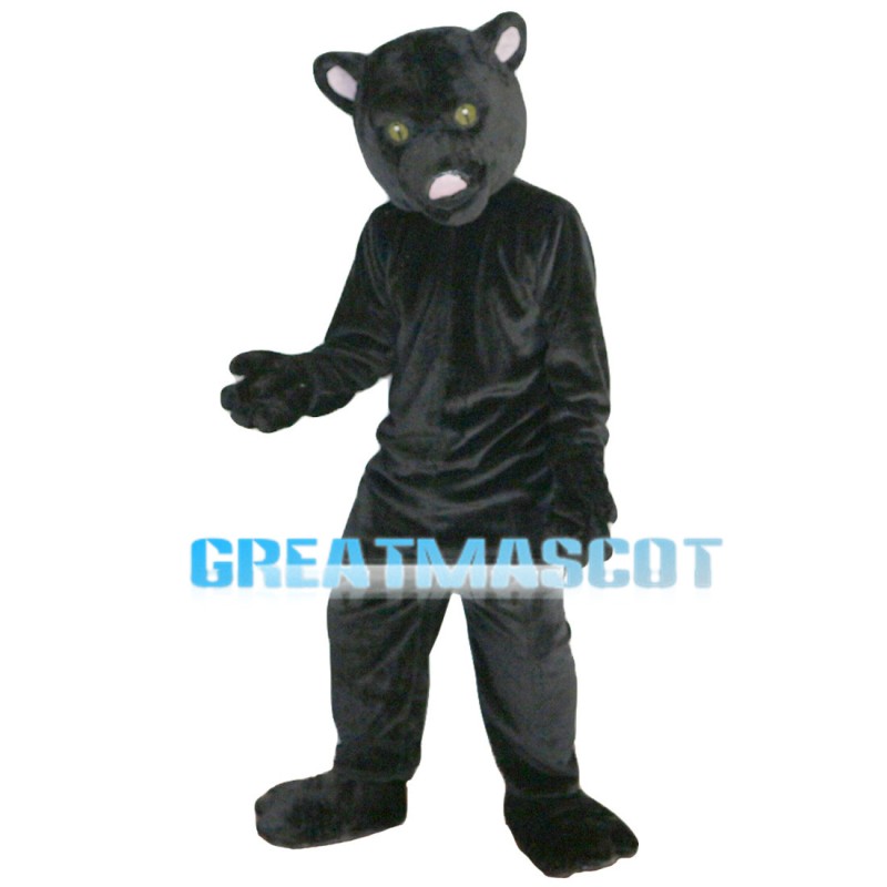 Majestic Powerful Black Panther Mascot Costume