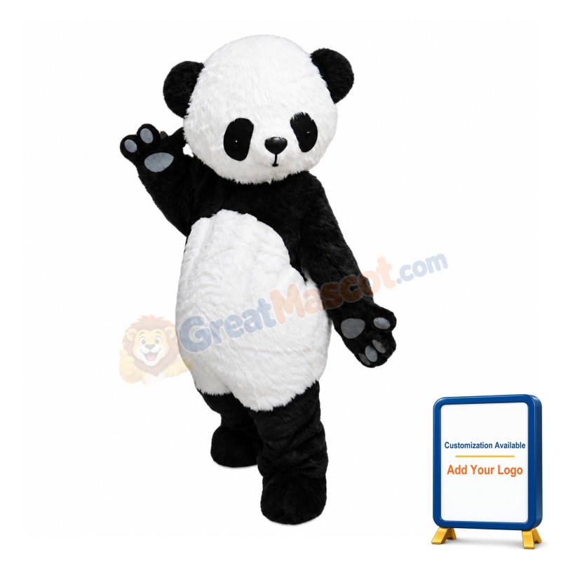 Tai Chi Panda Mascot Costume