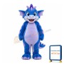 Big Mouth Blue Donkey Mascot Costume