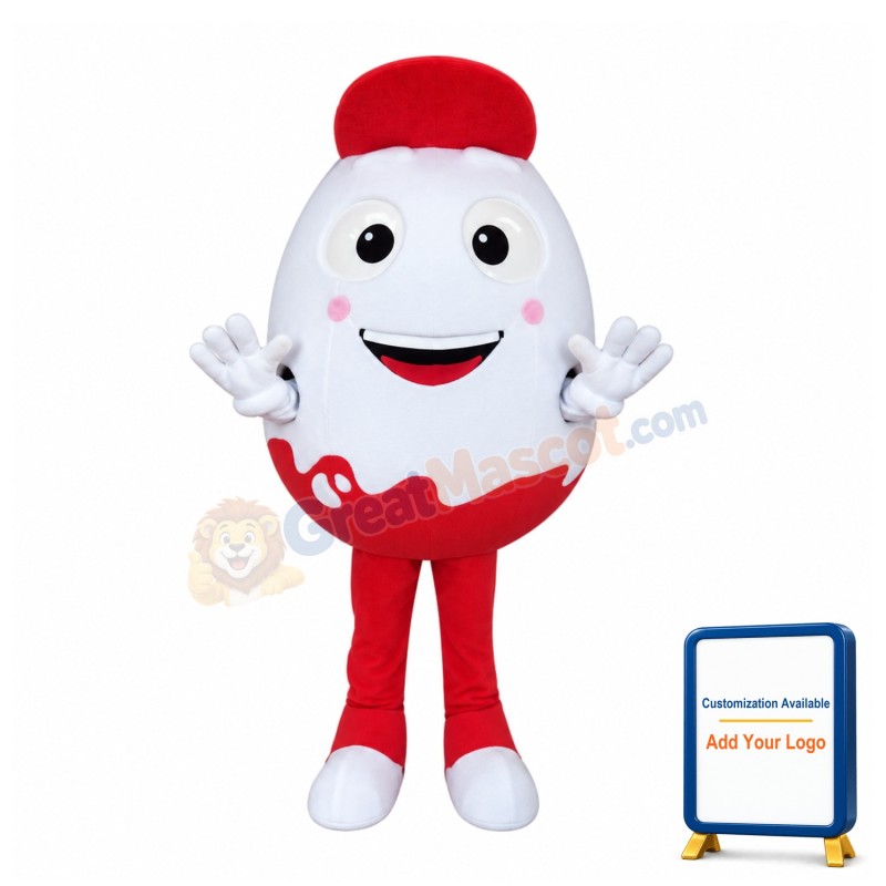 Chocolate Toy Egg Mascot Costume