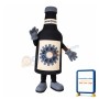 Cartoon Black Beer Bottle Mascot Costume