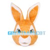 Rabbit With Blue Coat Mascot Costume Full Set