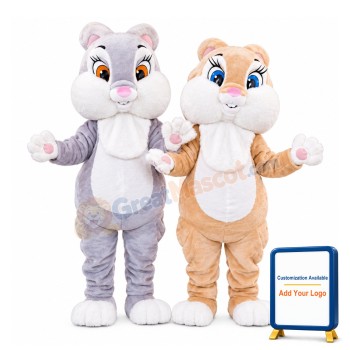 Lovely Cute Big Fat Rabbit Mascot Costume