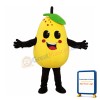 Sweet Yellow Pear Mascot Costume