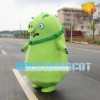 Fat Green Pig Mascot Costume