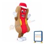 Hot Dog With Red Cap Mascot Costume